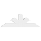 Ekena Millwork Richland Architectural Grade PVC Gable Bracket, 60"W x 20"H x 6"D x 6"F, 8/12 Pitch GBP060X20X0606RIC00 - alternate 3